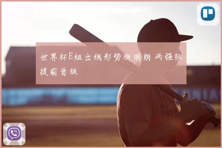 世界杯E组出线形势渐明朗 两强队提前晋级