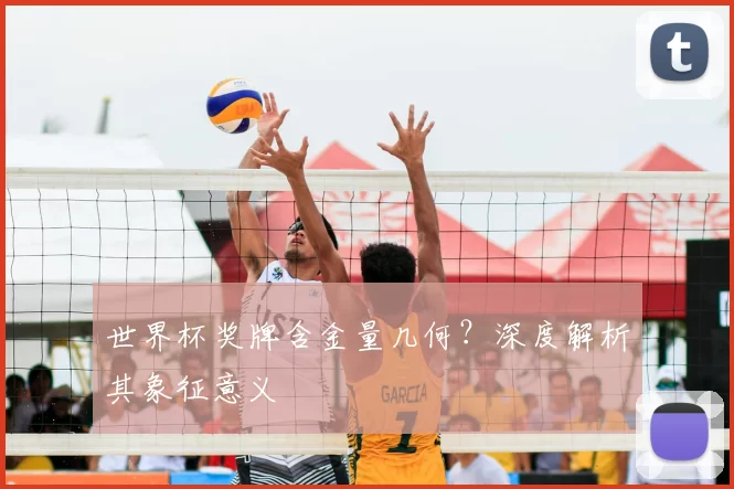 世界杯奖牌含金量几何?深度解析其象征意义