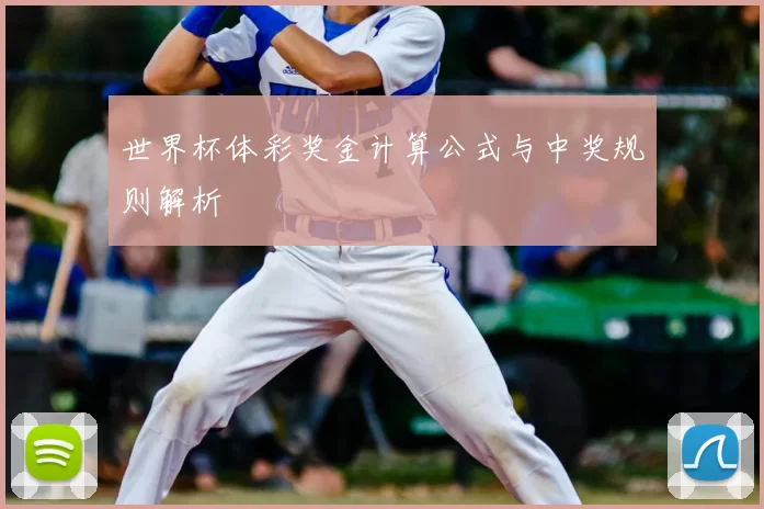 世界杯体彩奖金计算公式与中奖规则解析